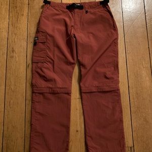 REI Burnt Orange Convertible Pants